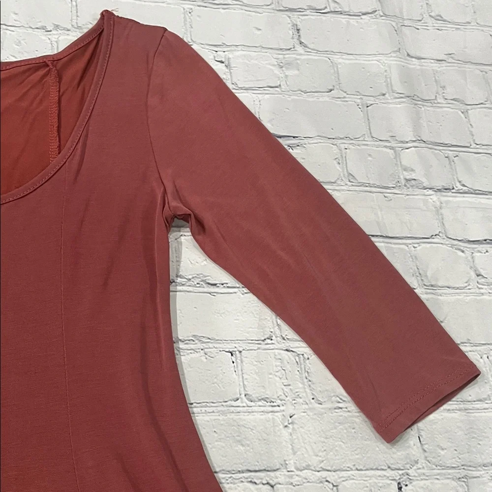 Rust Red Flowy Dress - Picture 7 of 13